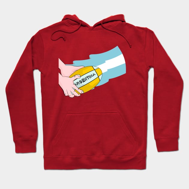 Argentina Rugby Hoodie by mailboxdisco